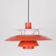 Vintage PH 5 Pendant Lamp by Poul Henningsen, 50 cm, Louis Poulsen, Danish