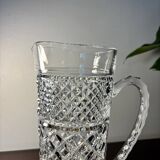 Bohemian crystal jug