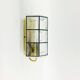 Mid-Century Glass Wall Light from Limburg, Germany, 1960s