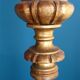 Venetian style lamp in golden wood