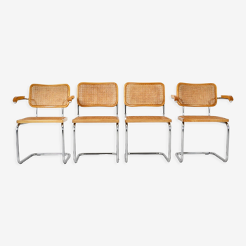 Dining chairs B32 by Marcel Breuer lot of 4