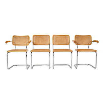 Dining chairs B32 by Marcel Breuer lot of 4