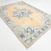 Large Blue Persian Area Rug, 206x294Cm