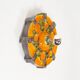 Vintage 1970s ceramic 'Fat Lava' style wall light by Hustadt Leuchten
