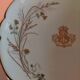 Porcelain compotier monogram gold store of the iron bridge Paris