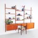 PS System Danish design teak wall system, 1960s