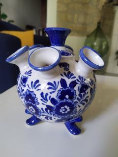 Delft tulip vase
