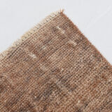 3x11 geometric red oushak runner