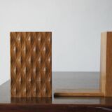 Mid-Century Wooden Bookends, 1960s, Set of 2