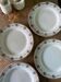 Set of 4 old flat plates in Terre de Fer, Cadiz L&G