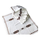10 Vintage Basque Linen Napkins