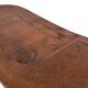 Vintage African hand-carved wooden Senufo stool bench design