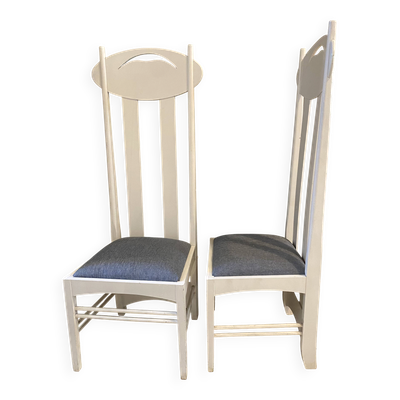 Paire chaises Charles Rennie Mackintosh