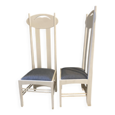 Pair of chairs by Charles Rennie Mackintosh.