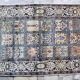 Hand-woven Kashmir silk rug 128x78cm