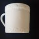 Set of five coffee cups and saucers, Limoges, Goumot Labesse