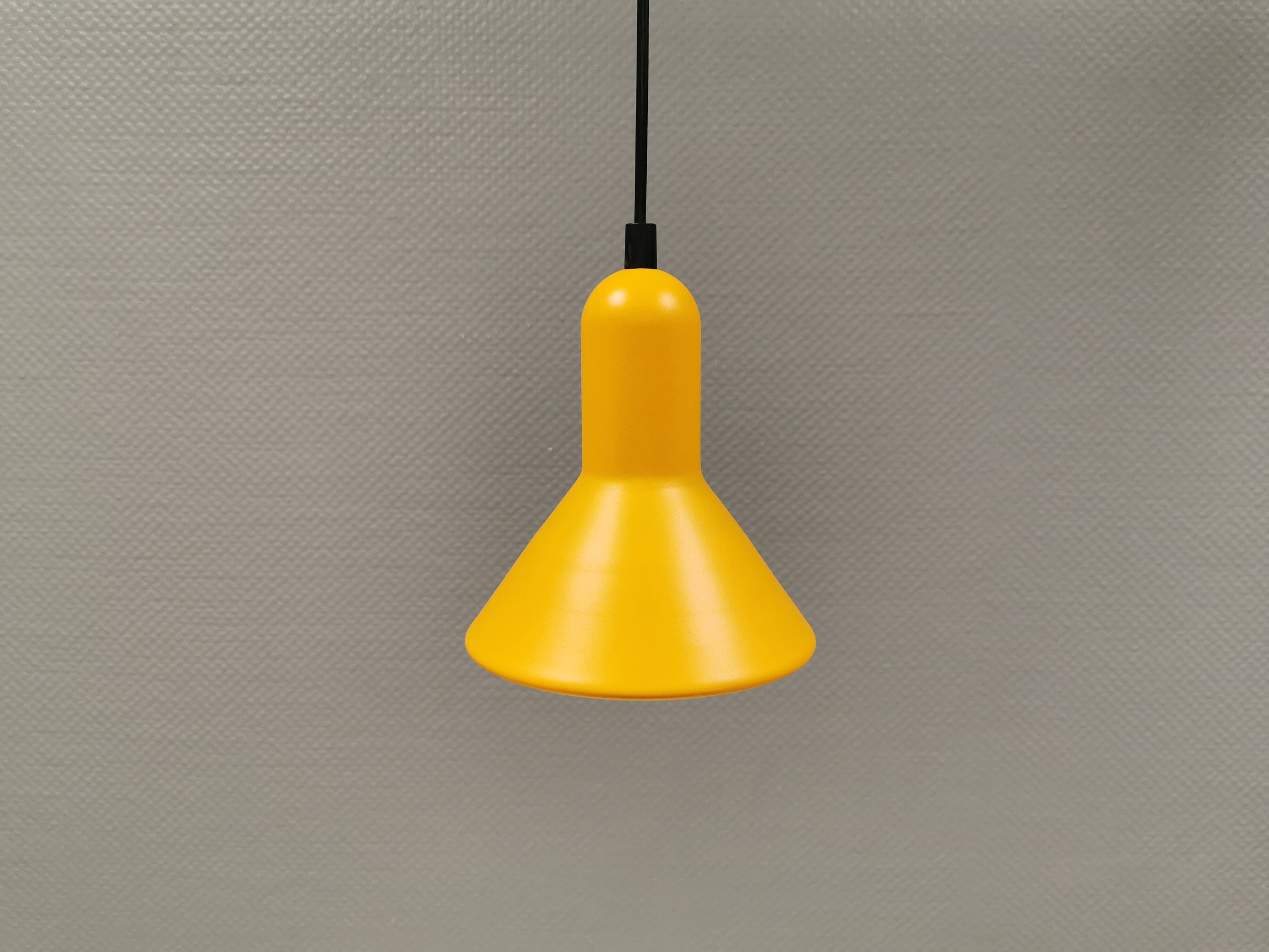 Hanging lamp in the "confetti" style. Denmark 1980s.