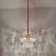 Palazzo Ice Glass Chandelier by J.T. Kalmar