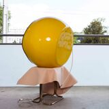 1970 fiberglass telephone booth with light