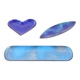 Paolo de poli - set of 3 enamelled copper trays italy, 1960