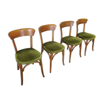 Set of 4 mid-century dining table chairs