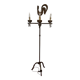 Lampadaire girouette en fer forgé Jean Touret
