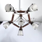 Mid-Century Modern sputnik chandelier, Italy 1950s