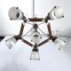 Mid-Century Modern sputnik chandelier, Italy 1950s