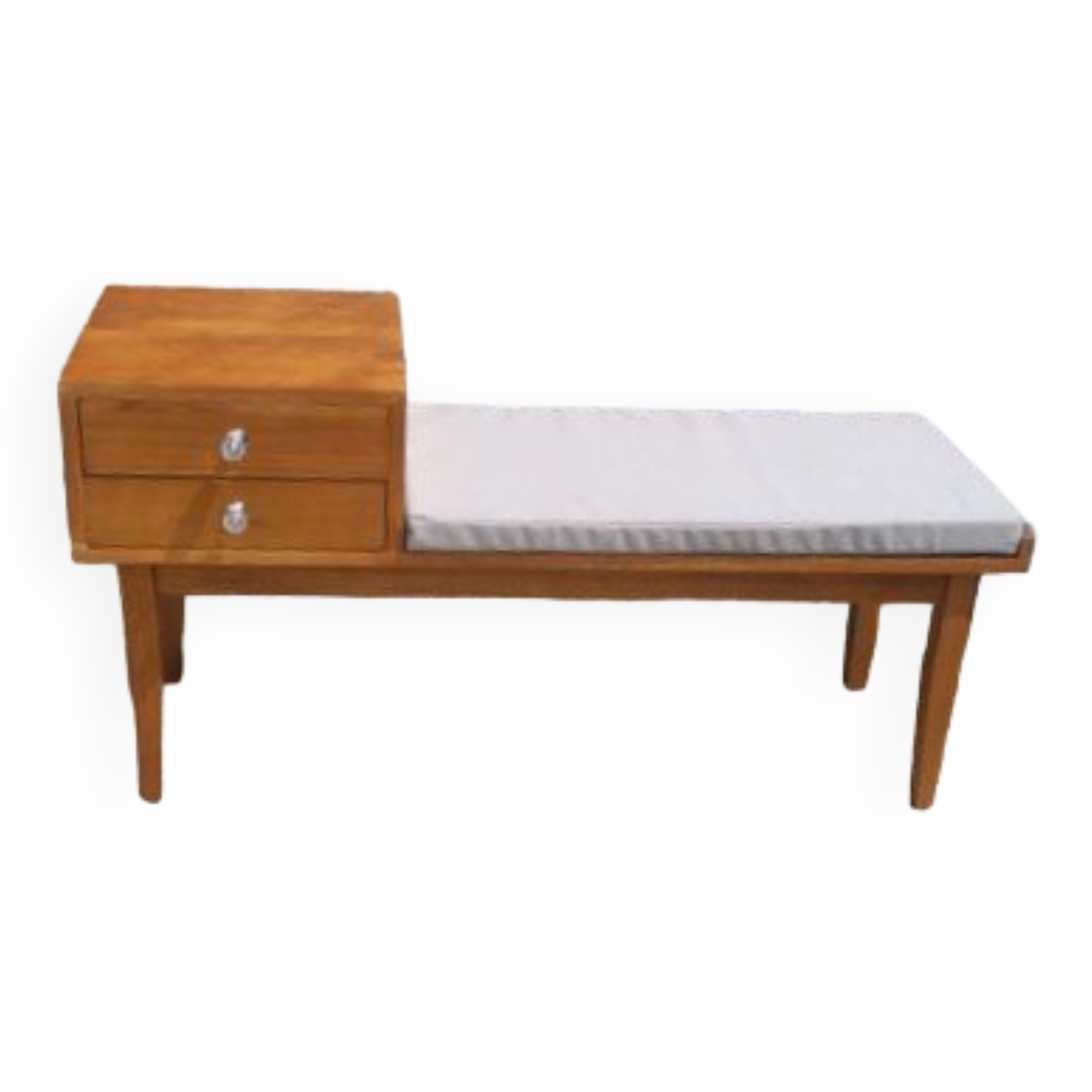 Scandinavian-style telephone bench
