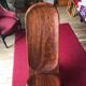Fauteuil à palabre en bois d'irokonon sculpté