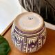 Italian ceramic vase – geometric decoration 1960s/70s