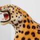 Hand‑Painted Ceramic Leopard Sculpture by Giovanni Rozan, Italy ca. 1950