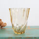 70s smoked glass vase
