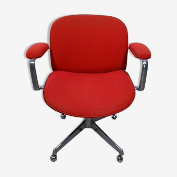 Chaise de bureau rouge par Parisi/Mim