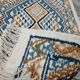 Handmade margoum rug in natural wool