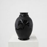 Large vase by Paul Heller and The Boom Glass “De Rupel”, Belgium 1930s