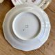 6 dessert plates porcelain france vintage