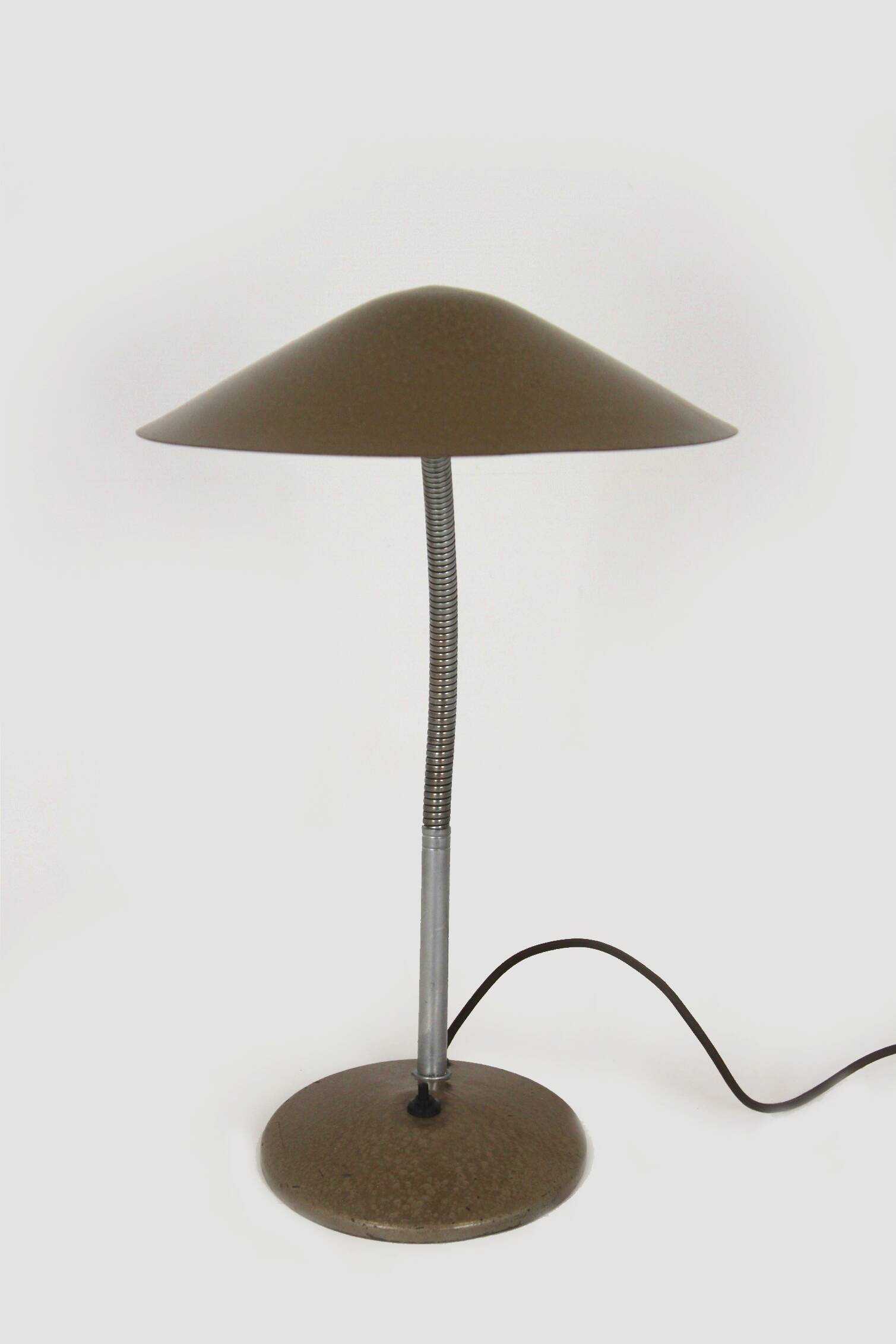 Large Industrial Table Lamp, 1940s