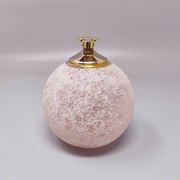 1960s Table Lighter in Murano Frosted Glass by Paolo Traversi. Mad