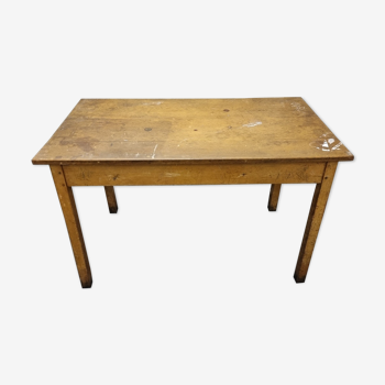 Table d'administration ancienne en bois