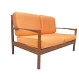 Canapé deux places de style scandinave, années 1980