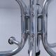 Portemanteau métal chromé design années 80