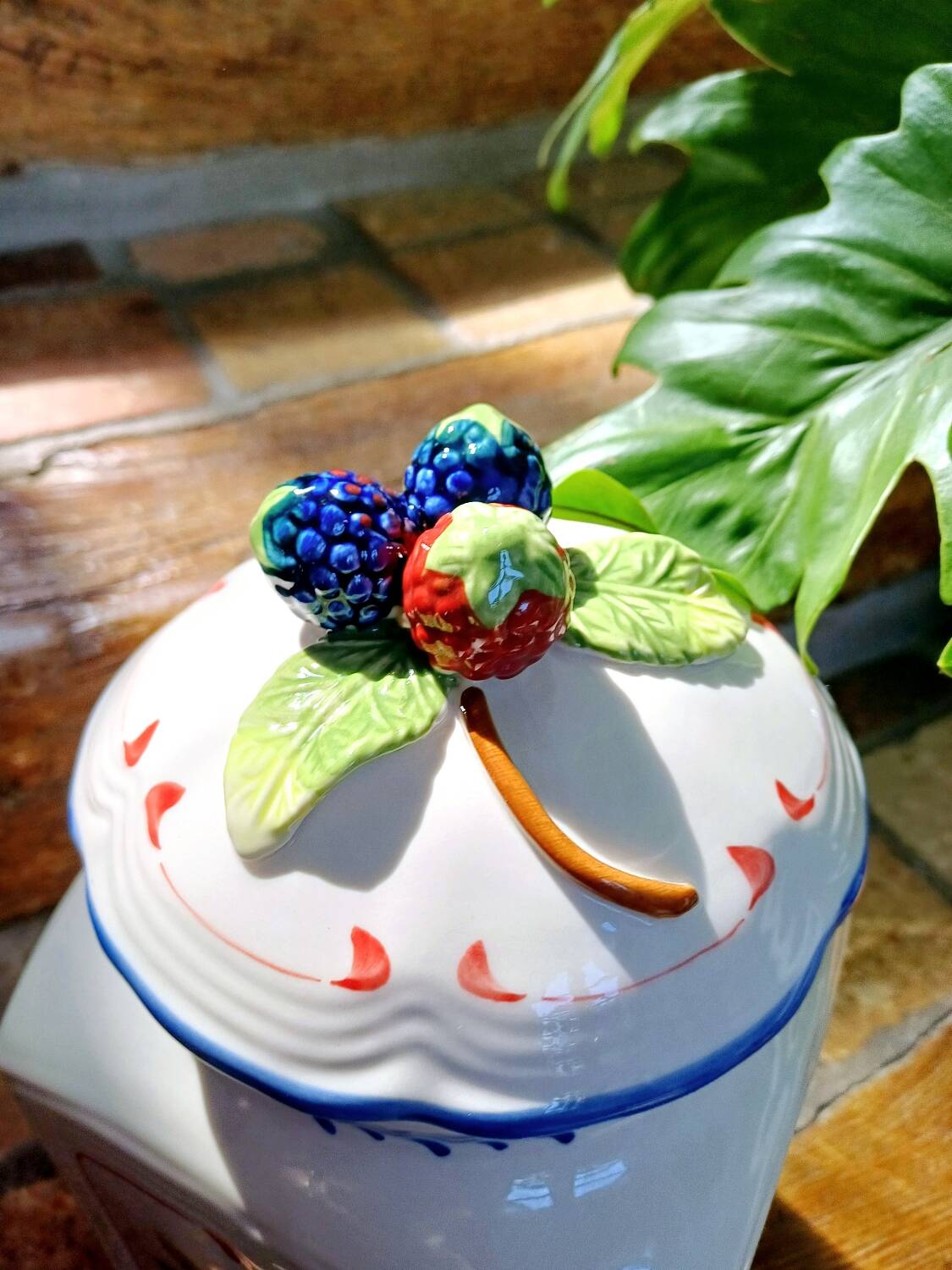 Grand pot à biscuits en céramique Villeroy & Boch – Collection Cottage Charm