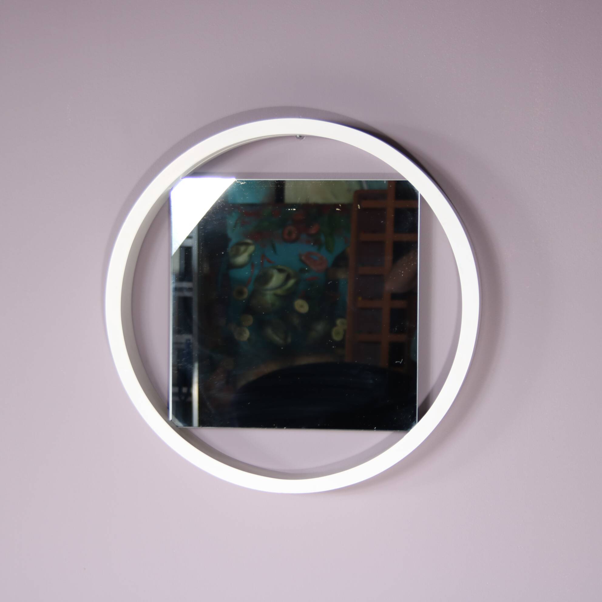 Miroir « DZ84 » des années 1950 par Benno Premsela pour Spectrum, Pays-Bas