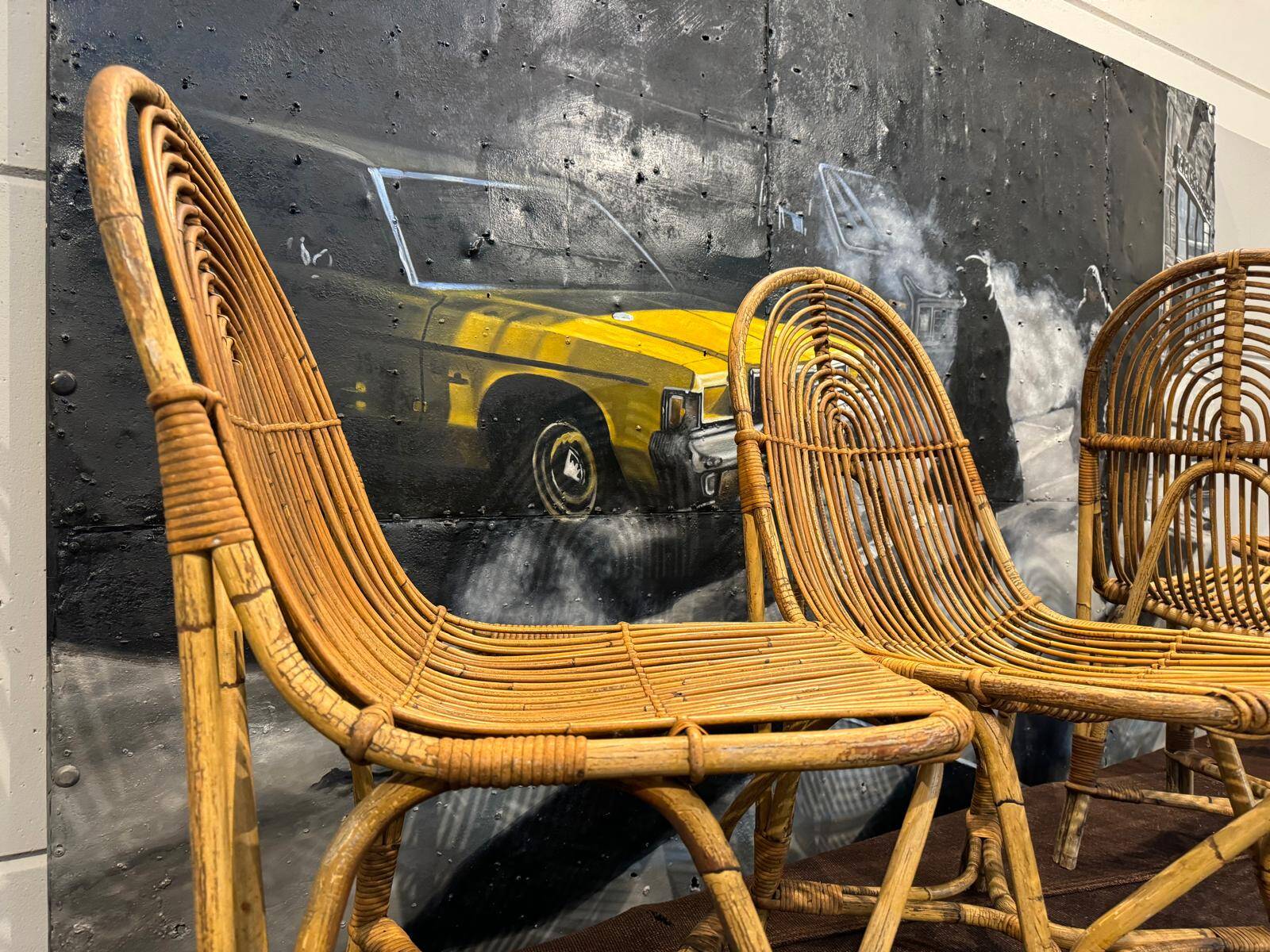 Vintage rattan chairs