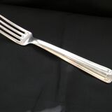 11 silver-plated metal forks Art Deco DIXI.