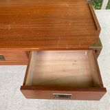 Roche Bobois Scandinavian wooden desk from the 1970s