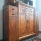 Art Deco sideboard with marble tops, antique dresser, display cabinet