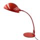 Elio Martinelli, Flex Calotta mod. 660 bright red table / desk lamp, Martinelli Luce Italy, 1972
