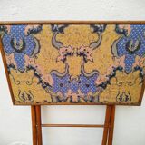 Folding table bamboo and fabric